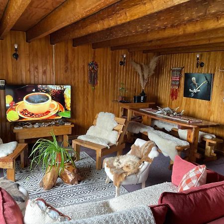 Profe Nelson Hostel Puerto Cisnes Bagian luar foto